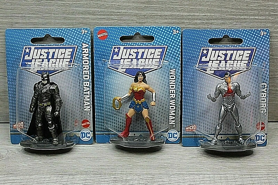 Lote de 3 figuras DC Justice League Micro Collection nuevas en paquete Foto 1 de 4