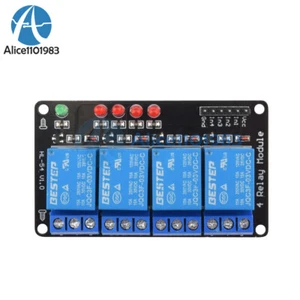4 Kanal 3V 3,3V Relais Modul Platine für Arduino Raspberry PIC AVR DSP ARM MSP430 - Bild 1 von 9