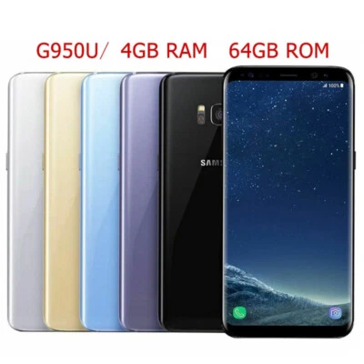 Unlocked Original Samsung Galaxy S8 G950U 4GB+64GB 12MP 5.8" LTE 4G Smartphone - Image 1 of 4