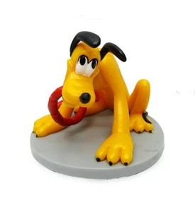 Disney Pluto w/ Sausages PVC Yellow Dog Figure Figurine Birthday Cake Topper - Picture 1 of 1
