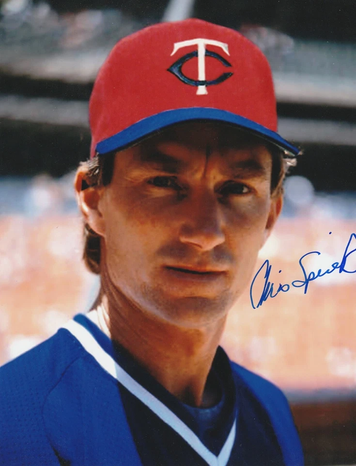 CHRIS SPEIER MINNESOTA TWINS ACCIÓN FIRMADO 8x10 Foto 1 de 1