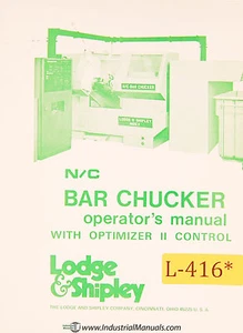 Lodge Shipley Optimizer II, Barra Manual de Operación Hidráulica 1976 - Imagen 1 de 6
