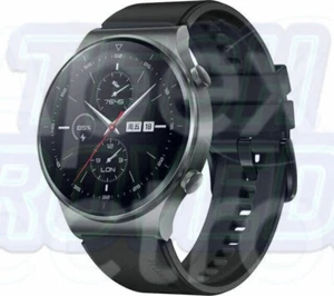 Nowy zapieczętowany zegarek Huawei GT 2 Pro 47mm tytanowe etui nocny szary z czarnym paskiem - Zdjęcie 1 z 4
