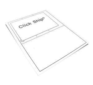 500 etiquetas adhesivas con perforación - diseñadas para franqueo de eBay y Paypal - EE. UU. - Imagen 1 de 1