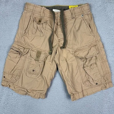 GAP Industrial Military Paratrooper Mens Cargo Shorts Tan 32 Utility Pockets - Image 1 of 4