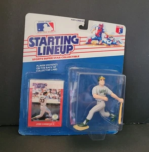 STARTAUFSTELLUNG 1988 Oakland A's JOSE CANSECO Kenner SLU Baseballkarte + Figur - Bild 1 von 2