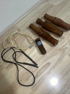 (4) Holz Ente Spiel ruft unbekannter Baumeister, sehr schön Vintage - Bild 1 von 19