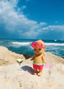Sonny Angel Summer Vacation Series 2017 Pink Swimwear Mini Figure Toy - Picture 1 of 1