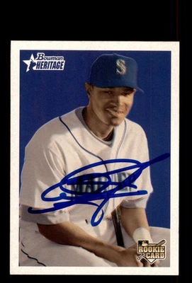 Signed Baseball Card Auto Adam Jones 2006 Bowman Heritage #229 Seattle Mariners - Image 1 of 2