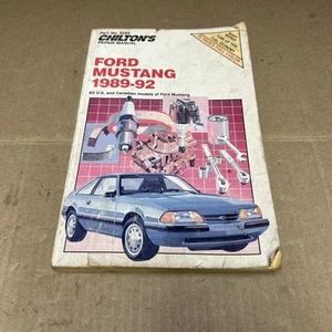 CHILTON'S Repair Manual Part No. 8299 FORD MUSTANG 1989-92 - Foto 1 di 9