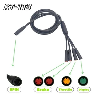 Hochleistungs 1T4 Motorkabel für KT Serie Elektrofahrrad Controller - Bild 1 von 18