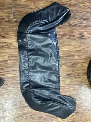 Volkswagen Cabrio 99-2002 convertible bota superior cuero negro Foto 1 de 4