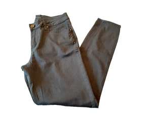 New Directions Weekend Pants Tapered Leg Gray Size 10 Pre-Owned - Picture 1 of 3