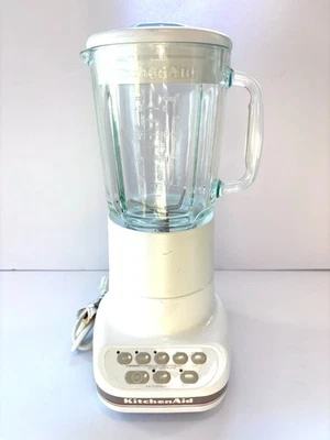 Kitchenaid Blender - Classic White With Glass Pitcher, 40 Oz Capacity, RKSB5 - Image 1 of 3