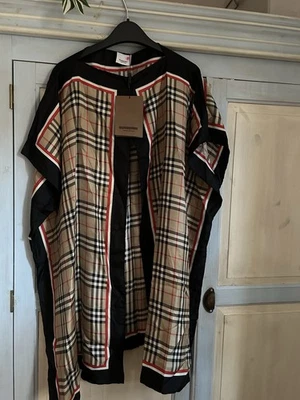 Burberry Archive 100% Silk Kimono / Cape - Image 1 of 4