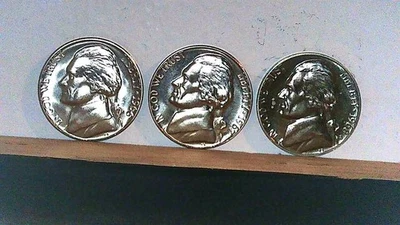 1966 + 67 SMS and 1968 S Proof Jefferson Nickels. - Image 1 of 2