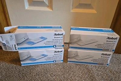 Genuine iRobot Braava Jet - 14 Wet Mopping & 20 Dry Sweeping Pads - Image 1 of 3