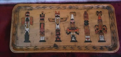 Bandeja de tótem antigua de 1930 o 1940 - Arizona Foto 1 de 4