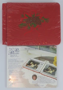 Album album album di ritagli di Natale Creative Memories 5x7 con pagine bianche e protezioni NUOVO - Foto 1 di 10