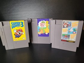 Super Mario Bros. 3, Duck Hunt  - Game Lot - Nintendo NES - Carts Only - TESTED!