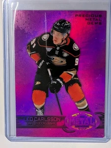 2024 2025 Upper Deck Employee Excl PMG Purple Leo Carlsson Precious Metal Gems - Picture 1 of 2