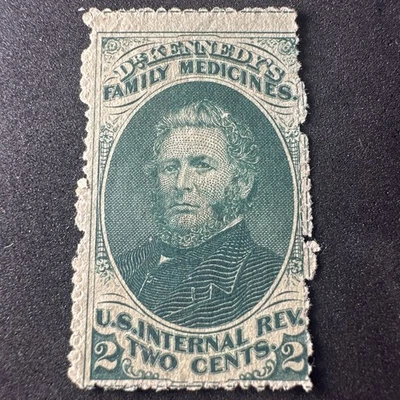 1862 RS155 Dr. Kennedy Family Medicine Stamp Revenue - Image 1 of 4