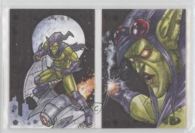 2021 Upper Deck Marvel Premier Dual Panel 1/1 Ian Quirante Auto Sketch 6o2 - Image 1 of 3