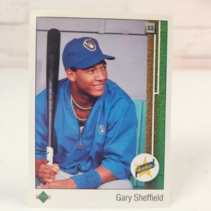 1989 Upper Deck Star Rookie Gary Sheffield Milwaukee Brewers #13