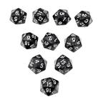 10Pieces  Dices Twenty Sided Die Toys for Adults KTV Club