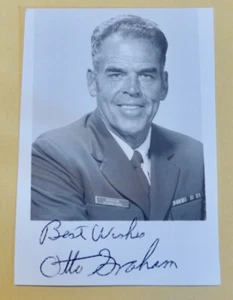 OTTO GRAHAM JSA certified signed auto photo Rochester Royals 1946 NBL NFL HOF - Picture 1 of 3