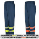 New 100% Cotton Red Kap Reflective Pants Hi Vis Safety Towing Work Uniform
