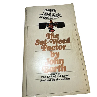 Sot-Weed Factor John Barth 1969 Bantam Satire Historical Fiction Paperback - Image 1 of 4