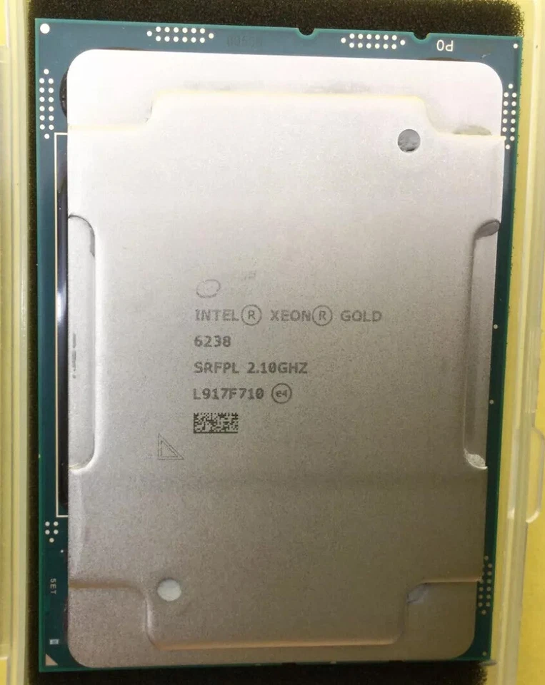 Intel Xeon Gold 6238 2.1GHz 30.25MB 22 Core 140W FCLGA3647 CPU PROCESSOR SRFPL - Image 1 of 1