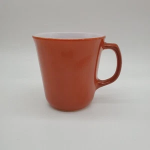 Vintage Corning/Pyrex Burnt Orange single D Handle Mug - Picture 1 of 8