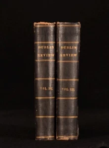 1888-89 2vol The Dublin Review Third Series XIX and XXI - Imagen 1 de 7