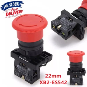Emergency Stop Switch E-stop Circuit Machine Close Push Button Control Switch AU - Picture 1 of 9