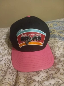 San Antonio Spurs hat. Strapback. Vintage Wemby Castle Duncan 90s Logo!  - Picture 1 of 3