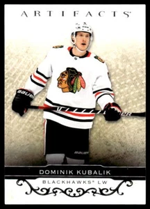 2021-22 Upper Deck Artifacts #15 Dominik Kubalik Chicago Blackhawks Hockey Card - Picture 1 of 2