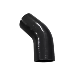 CXR 2.25" 45 Deg Black Silicon Hose Coupler Elbow for Turbo Intercooler Pipe - Bild 1 von 1