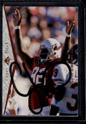1995 SP #90 Autographed Clyde Simmons Trading Card - Image 1 of 2