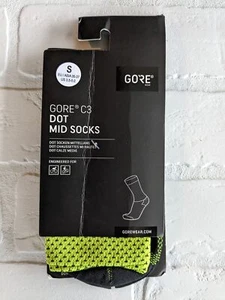 Calcetines medios de ciclismo Gore C3 Optiline DOT S 3.5-5.0 AMARILLO NEGRO - Imagen 1 de 3