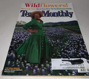 Vintage TEXAS MONTHLY March 1997 Wildflowers! With Lady Bird Johnson - Imagen 1 de 7