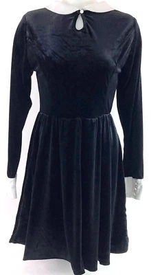 Семейка Аддамс среда Аддамс Готический Косплей Хэллоуин Взрослый Костюм Средний - Изображение 1 из 4