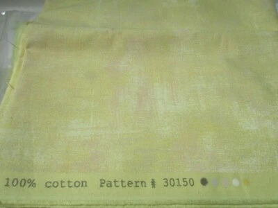 1 Yard New Cotton Fabric Moda Grunge in Yellow - Image 1 of 2