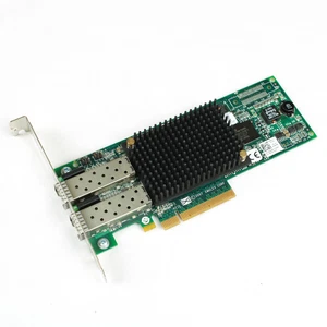 Dell Emulex LPE12002-E 8 GB doppia porta Fibre Channel HBA P001219-01D C856M - Foto 1 di 2