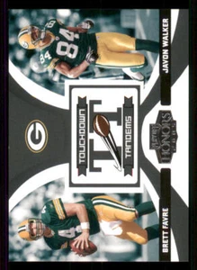 2005 Playoff Honors Touchdown Tandems #TT8 Brett Favre/Javon Walker - Picture 1 of 2