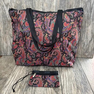 Cachemira floral de viaje LeSportsac Weekender con bolsa pequeña 19 pulgadas x 15 pulgadas Foto 1 de 4