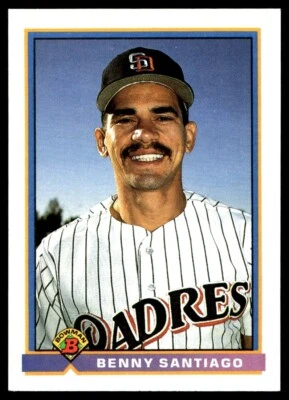1991 Bowman Benny Santiago #656 - Image 1 of 2