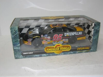 1/18 CHEVY #95 CATERPILLAR/DAVID GREEN MONTE CARLO DIECAST RACE CAR NIB 1996 - Imagem 1 de 4