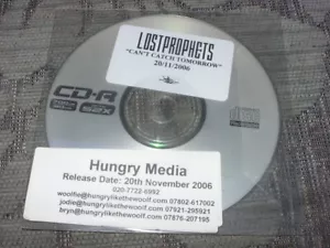Lostprophets:  Can't catch tomorrow  Promo  CDr   NM - Picture 1 of 1